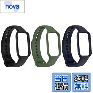 �y���������z[SHEAWA] Redmi Smart Band 2/Xiaomi Smart Band 8 Active�p�o���h �x���g 3�F�Z�b�g �����o���h �X�g���b�v �V���R�� �ւ��o���h �A�N�Z�T���[ (�u���b�N+�A�[�~�[�O���[��+�~�b�h�i�C�g�u���[)