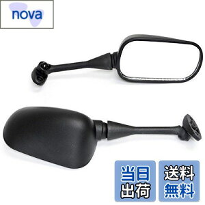 【送料無料】Szmsmy バイク スクエア カウル ミラー 左右 セット 汎用 CBR600RR CBR1000RR(ブラック CBR VRT)