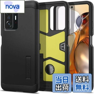 �y���������zSpigen Xiaomi 11T Pro �P�[�X Xiaomi 11T �P�[�X 3�w�\�� �X�^���h�t�� �ČRMIL�K�i�擾 �J�����ی� ���h�~ �Ռ��z�� ���C�����X�[�d�Ή� �^�t�E�A�[�}�[ ACS03863 (�u���b�N)