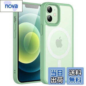 yzJETech iPhone 12 mini 5.4C`p }Olbg P[X MagSafeɑΉ ̃}bgw ^ ϏՌ Jo[ (O[)