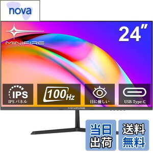 yzMinifire 24C` j^[ IPS fBXvC tHD HDR10 100Hz u[Cgy tbJ[t[ VESAΉ t[X HDMI |[g Xs[J[t (MF24X3Aj