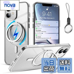 iPhone 11 �p �P�[�X Magsafe�Ή��y360°��]�\�� Magsafe�����O�X�^���h �z���_�[ ��̌^�E�X�g���b�v1��t���z�X�^���h�@�\ �c�����Ή� HILEGENER �X�}�z�P�[�X �ϏՌ� �J���������Y�ی� �����ق�11