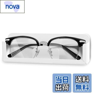 【送料無料】KAIXUANMAN バスルーム ラック マグネット メガネ スタンド 紛失 置き忘れ 防止 アルミ 眼鏡置き 壁掛け サングラス置き めがね 掛け 立て 浴室収納ラック 小物置き ホワイト-マグ