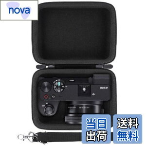 【送料無料】(ケースのみ)ソニー SONY ミラーレス一眼カメラ α6400/α6700(16-50mmレンズ SELP1650に対応)専用収納ケース-Aenllosi