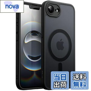 yzJETech iPhone 16e 6.1C`2025p }Olbg P[X MagSafeɑΉ ̃}bgw ^ ϏՌ X}zJo[ (ubN)