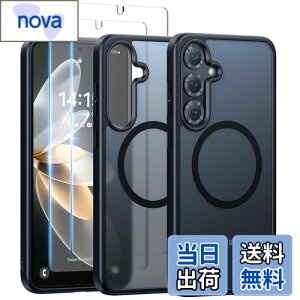 yzMeifigno Samsung Galaxy S25 P[X 6.2C`p [2X HDXN[veN^[t] [MagSafeΉ] [~^[O[hی]ASamsung Galaxy S25 pɐ݌vꂽ}OlbgP[XAubN