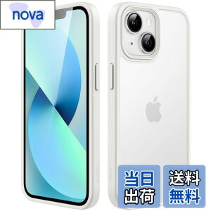 【送料無料】JETech マットケース iPhone 13 Mini 5.4インチ 耐衝撃性ミリタリーグレードの落下防止 つや消しの半透明の背面電話カバー 指紋防止 (スターライト)