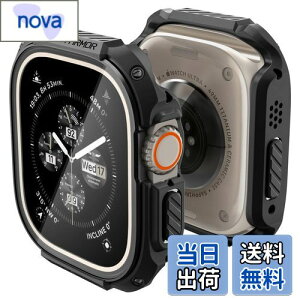 yzSpigen Apple Watch 49mm P[X y Apple Watch Ultra2 / Ultra Ή z KX ̌^ ČRMILKi擾 ʕی ϏՌ  Ռ z 菝 h~ یJo[ ^tEA[}[ ACS05457 (ub