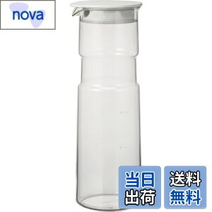 【送料無料】HARIO(ハリオ) 冷水筒 耐熱ガラス製 フリー ポット・ホールド 1000ml ホワイト 日本製 麦茶 ボトル お茶 冷蔵庫 6FP-10-W