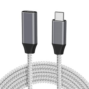 USB Type C P[u (3m, O[) LpoieJun ^Cvc  USB C P[u USB 3.1 Gen 2 (10Gbps) f[^] 100W PD}[d 4K@60Hz fo ^CvCIX - ^CvCX AhCh bvgb