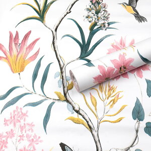 【送料無料】Juangfia 壁紙シール 花柄 剥がせる 防水 リメイクシート おしゃれ キッチン カッティングシート リフォームシート DIY ウォール ステッカー