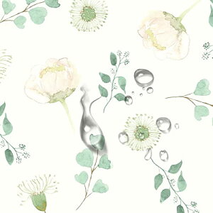 【送料無料】Juangfia 壁紙シール 花柄 剥がせる 防水 リメイクシート おしゃれ キッチン カッティングシート リフォームシート DIY ウォールステッカー 草木柄