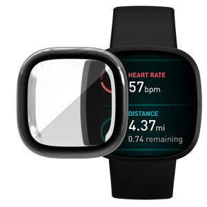yzFitbit Versa 3 P[X Fitbit Sense \tgP[XyELMKzSʕی ϏՌ _炩 bL EȒP TPU EIb` یP[X ^ Jo[