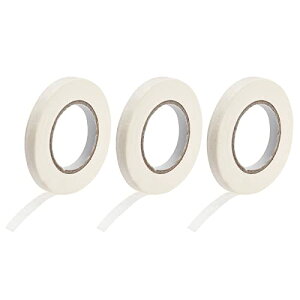 【送料無料】DMiotech 3個 10 mm x 20 M マスキングテープ ペインターテープロール 工芸品 ラベル貼り DIY装飾用 ホワイト