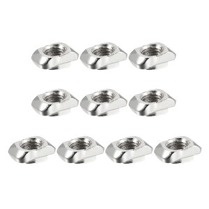 【送料無料】DMiotech スライド T スロット ナット 半円形ロールイン ティー T ナット、アルミニウム押出プロファイル、3D プリンター用