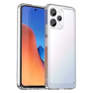 【送料無料】Redmi 12 5G ケース『AFINER』新型 軽量 超薄型 TPU+PC 透明 カバー redmi 12 5g 専用 耐衝撃 衝撃吸収 指紋防止 擦り傷防止 レンズ保護 着脱簡単(透明)