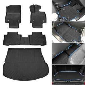 【送料無料】Jiooy レクサス 新型 NX系 フロアマット+セカンドマット+ラゲッジマット 4点セット Lexus NX250 NX350h NX450h+ 3D立体マット 車種専用設計 カーマット 防水 トランクマット 立体構造 TPE素