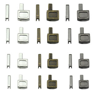 【送料無料】YFFSFDC ジッパープル 部品 ラッチ スライダー ジッパー修理キット 3色 スライダー リテーナー 挿入 ピンジッパーボトム 蝶棒 ジッパー交換キット 4サイズ #3 #5 #8 #10