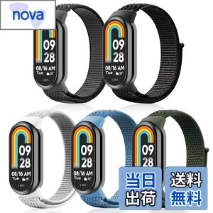 �y���������z[aceyoon] �ւ��o���h for Xiaomi Smart Band 10 9 8 �p 5�F�Z�b�g �����o���h �V���I�~ �X�}�[�g�o���h 10 9 8 �ɑΉ� �����X�g���b�v �i�C�����f�� ���� �y�� ���K�ȃt�B�b�g �����\ ����