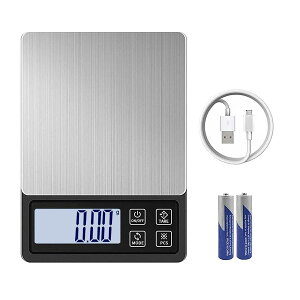 �y���������zConkoo �L�b�`�� �f�W�^�� �X�P�[�� 0.3g���� ���x USB�[�d�� ���d�r���Ή� �d�q�v�ʊ� ���� ���َq���X�e�����X�| ���� �ʂ� ���v�Z ���܈����@�\