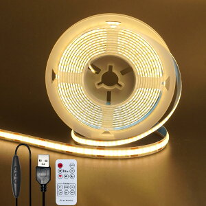 yzNAqiClearhillj5V COB LEDXgbvCg [gXCb`t 2-5M x 320LED/m 8mm 8W/M CRI90 ʃe[vό`\ ؒf\ hIP20 1.5M USBXCb`P[u DIY 
