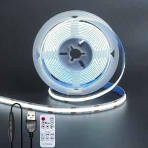 yzNAqiClearhillj5V COB LEDXgbvCg [gXCb`t 2-5M x 320LED/m 8mm 8W/M CRI90 ʃe[vό`\ ؒf\ hIP20 1.5M USBXCb`P[u DIY 