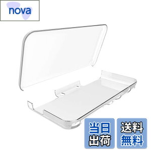 �y���������zNEW 2DS LL�p �ی�P�[�X, �N���X�^���N���A PC�f��, �y�ʔ��^, �Ռ��z�� Nintendo 2DSLL �݊� �S�ʕی�