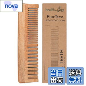 �y���������zHealthAndYoga(TM) Handcrafted Neem Wood Comb - Anti Dandruff, Non-Static and Eco-friendly- Great for Scalp and Hair health -7 Coarse-Fine Combo toothed by HealthAndYoga �T�C�Y�F7�C���`�i1�̃p�b�N�j