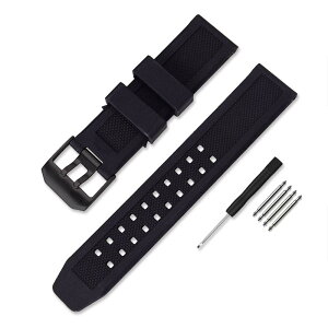 �y���������zLuminox ���~�m�b�N�X �����o���h�݊��i ��t��23mm ���v�x���g ���o�[�X�g���b�v �l�C�r�[�V�[���Y ES 3050 3950 8800�V���[�Y�p �F�F�u���b�N�o�b�N���A�T�C�Y�F23mm