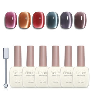 �y���������zFiouto�}�O�l�b�g�l�C�� ��e��15ml �W�F���l�C�� �J���[�W�F�� �t���b�V���}�O�l�b�g�W�F�� �L�ڃW�F�� UV/LED�Ή� ���Εt�� 6�F�Z�b�g �����炫��P�� �}�O�l�b�g�i�L���L�� �t��