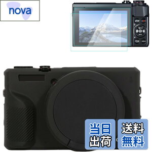 �y���������zRieibi �J�����P�[�X Canon G7X Mark III�f�W�^���J�����p�P�[�X G7X Mark III�A�N�Z�T���[ �X�N���[���v���e�N�^�[ �V���R�[���P�[�X �L���m��G7X3�ی�J�o�[�ƃX�N���[���ی�t�B���� 