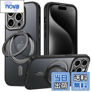 �y���������ziPhone 15 Pro Max �K�p �P�[�X Magsafe�Ή� �A�C�t�H��15�v���}�b�N�X �J�o�[ 360°��]�X�^���h Uovon �X�}�z�P�[�X �A�C�z�� 15promax �g�уP�[�X ���C�����X�[�d �ԍڃz���_�[ �Ή� �X�g