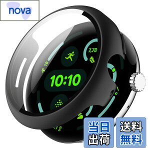 �y���������zYealRed Google Pixel Watch 4/3 41mm/45mm ��p�P�[�X �y�� PC+�����K���X �ی�J�o�[ 9H�d�x ���t���ȒP ��̌^ �S�ʕی� �L�Y�h�~ �ϏՌ� HD�����ߗ� �w��h�~ ���˒ጸ �F�F�u���b�N�A�T