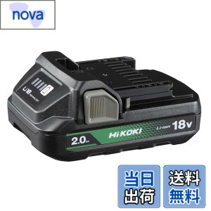 �y���������zHiKOKI(�n�C�R�[�L) iKOKI 18V 2.0Ah ���^���`�E���C�I���d�r �c�ʕ\�������v�t�� �≷�� UL18DC UL18DD UL18DBA�Ή� BSL1820M 0037-7795