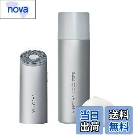 【送料無料】SALONIA サロニア 洗顔ブラシ イオンフェイシャルブラシ 色：シルバー