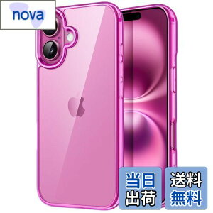 yzJETech iPhone 16 Plus 6.7C`p P[X ΂݂Ȃ Ռz op[Jo[ h~ NAobN (sN)