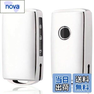 【送料無料】(yoshinari) マツダ2 マツダ 3 用CX-30 CX-60 CX-3 CX-5 CX-8 ロードスター MX-30 マツダ6 スマート キーケース キーカバー 本革 キーホルダー (キーケース単品、メッキシルバー)