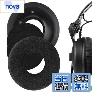 �y���������zGeekria �C���[�p�b�h QuickFit �݊��� �p�b�h �[���n�C�U�[ Sennheiser HD25-1, HD25, HD25SP, 25SP-II �w�b�h�z���ɑΉ� �p�b�h �C���[/�C���[�J�b�v (�x���A/�u���b�N)