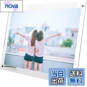 【送料無料】Takelablaze アクリルフォトフレーム 写真立て L判 スタンドタイプ 透明 写真フレーム 卓上展示ピクチャー、ポスター、絵画、賞状 (A4 (210x297mm))