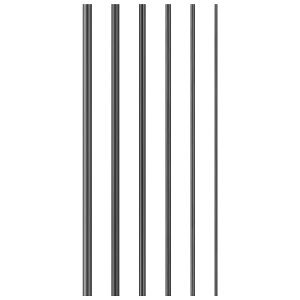 yzMilisten 6pcs ނƏCc[|[ J[{[rO  C J[{bh Yf@ ފƏCYf@ Cpi ނƏCANZT[ 100mm(1mm+1.5mm+2mm+2.5mm+3mm+3.5mm)