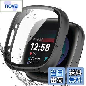 �y���������zBOOLINN For Fitbit sense2 �J�o�[/Fitbit versa4 �J�o�[ 3D���p�G�b�W �����^ PC+�K���X�f�� ��̌^ �t�@�[�E�F fitbit sense2 �P�[�X/fitbit versa4 �P�[�X �Ή� �����ߗ� �L�Y�h�~ �w��h�~ �ȒP��