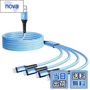�y���������zUSB Type C �P�[�u�� �}���`�^�C�vc �[�d�R�[�hQC3.0�}�������ϋv4��C�^�C�v�����[�d iPhone 16 15 Pro Max Galaxy S24/S23 / Note/Nintendo Switch i0S Android ��USB-C�@��Ή� 1.2M-�X�J�C�u���[