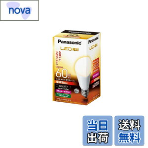 �y���������z�p�i�\�j�b�N LED�d�� �������a26mm �d��60W�`���� �d���F����(7.8W) ��ʓd���E�L�z���^�C�v ���`���Ή� LDA8LGK60ESW