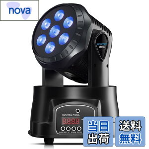 �y���������zBETOPPER ���[�r���O���C�g 7x8W RGBW LED ����Ɩ��f�B�X�R���C�g �X�e�[�W���C�g7�F�ϊ� DMX512 9/14CH �p�[�e�B���C�g DJ disco light for party ������] �����A�� ������/�p�[�e�B�[/�J���I