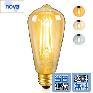 �y���������zDiCUNO LED�d�� E26���� 60W�`���� ���� ���F �G�W�\���d�� 6W 600lm �t�B�������g�d�� �d���F �����F �����F �S�����^�C�v �����R���Ȃ� ���u���� ���F �ȃG�l PSE�F�؍ς� ST64 1��
