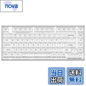 �y���������zYUNZII X75 PRO 82�L�[���C�����X �z�b�g�X���b�v�Ή� �p��z�� ���J�j�J���Q�[�~���O�L�[�{�[�h �����L�[�L���b�v BT5.0/2.4G/USB-C �K�X�P�b�g�����L�[�{�[�h Windows/Mac�p �Z�K�F�؎擾