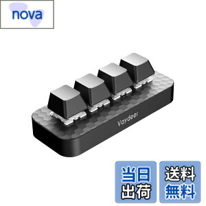 �y���������zVaydeer �v���O���}�u���L�[�{�[�h 4�L�[ �V���[�g�J�b�g�L�[�{�[�h �Q�[�~���O �Ў� �L�� ���J�j�J�� �L�[�{�[�h�}�N���\ �݊��� Windows&Mac�Ή�