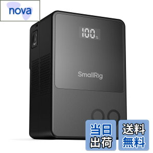 �y���������zSmallRig VB99 �~�j V �}�E���g �o�b�e���[ 6700mAh(99Wh/14.8V) 100W PD USB-C�}���[�d OLED �X�N���[�� DC�|�[�g��� D-TAP USB-A BP�C���^�[�t�F�[�X �J�����Ή� �r�f�I�J�����Ή� ���j�^�[�p �X