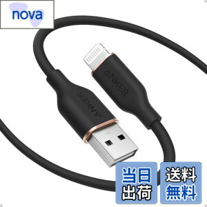 �y���������zAnker ���C�g�j���O�P�[�u�� (Flow) 1.8m �u���b�N ���܂Ȃ��P�[�u�� �V���R���f�ލ̗p iPhone 14 / 13 / 12 �� �e��Ή�