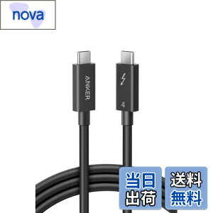 yzAnker USB-C  USB-C P[u Thunderbolt 4 (100W, 40Gbps) 2.0m 100Wo 8KΉ 40Gbps f[^] iPhone16 Galaxy S25 MacBook Pro iPad Pro eΉ 2.0m ubN